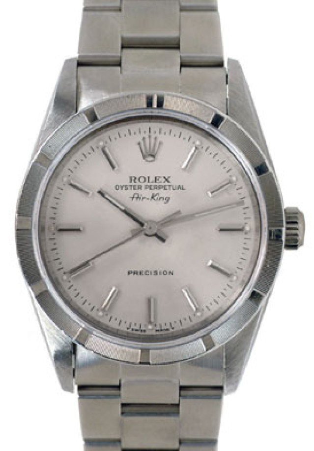 Pre-Owned Rolex Air King 14010M Steel Year 1997 1997